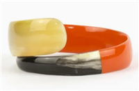 Bracciale Donna Rivet L'indochineur in Corno Rudelli Zambetti Gioielli BJX196O.M